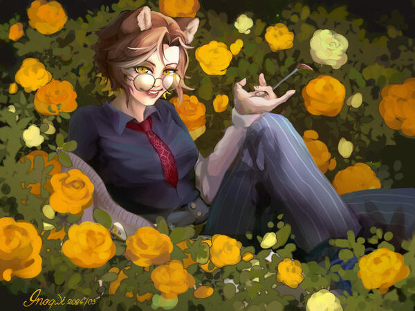 Fanart for: @sunnyfaller (twitter, twitch, youtube)